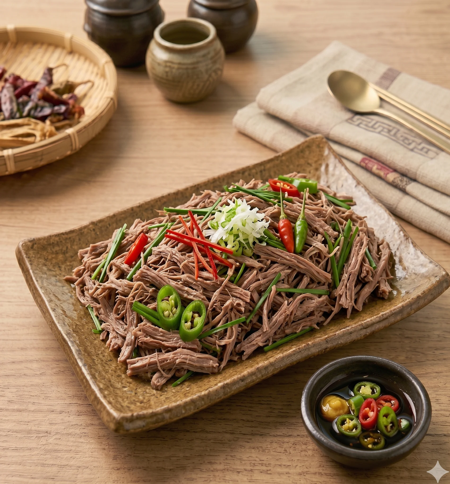 소양지(찢은고기)